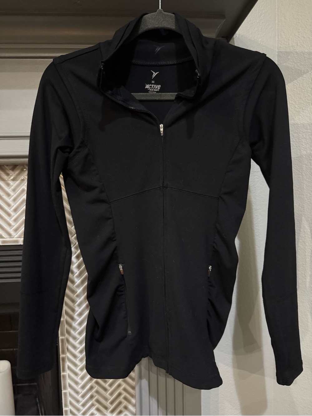 Old Navy Black Zip-Up Utility Jacket